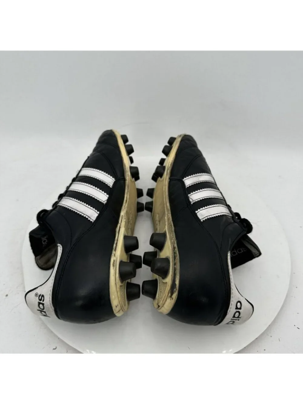 Adidas Copa Mundial Men Size 7 015110 Black White Leather Soccer Cleats Shoes - Picture 5 of 11